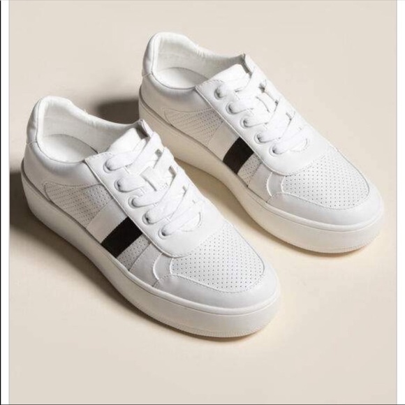 steve madden white tennis shoes